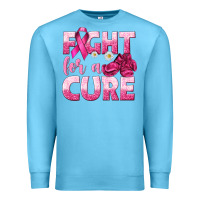 Ocean Blue Fight For a Cure Premium Sweatshirt - texasbilliewilder