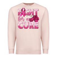 Pale Pink Fight For a Cure Premium Sweatshirt - texasbilliewilder