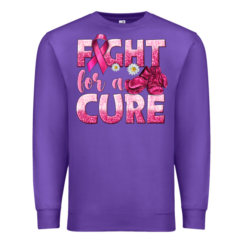 Fight For A Cure Premium Sweatshirt by texasbilliewilder | Teevron