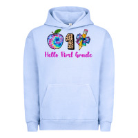 Pigment Grape Ice hello first grade tie dye 3200x2400 Urban Hoodie - AdoDesignShop