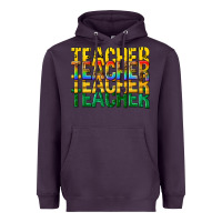 Plum teacher teacher teacher Heavyweight Hoodie - texasbilliewilder