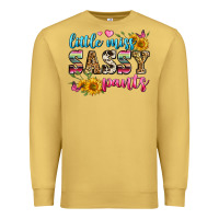 Antique Gold western little miss sassy pants Premium Sweatshirt - Zillion Design Studio