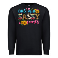 Black western little miss sassy pants Premium Sweatshirt - Zillion Design Studio