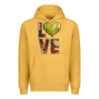 Mustard softball love Premium Hoodie - JahusDesignShop