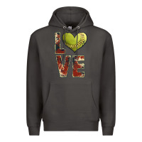 Smoke softball love Premium Hoodie - JahusDesignShop