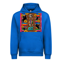 Cobalt rodeo serape leopard glitter Urban Hoodie - Artiststas