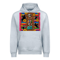Heather Grey rodeo serape leopard glitter Urban Hoodie - Artiststas