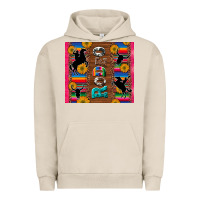 Pigment French Oak rodeo serape leopard glitter Urban Hoodie - Artiststas