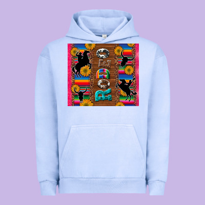Rodeo Serape Leopard Glitter Urban Hoodie Designed By Artiststas