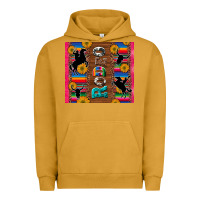 Pigment Peanut Butter rodeo serape leopard glitter Urban Hoodie - Artiststas