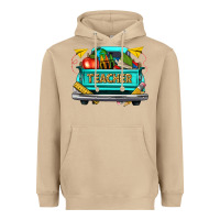 Mushroom teacher truck Heavyweight Hoodie - texasbilliewilder