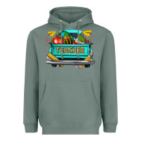 Sage teacher truck Heavyweight Hoodie - texasbilliewilder