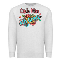 Oatmeal Heather little miss fourth grade Premium Sweatshirt - RanaPortraitStore