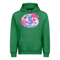 Emerald back to school flowers third grade 3200x2400 Urban Hoodie - AdoDesignShop