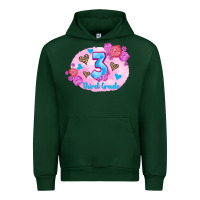 Forest Green back to school flowers third grade 3200x2400 Urban Hoodie - AdoDesignShop