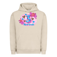 Pigment French Oak back to school flowers third grade 3200x2400 Urban Hoodie - AdoDesignShop