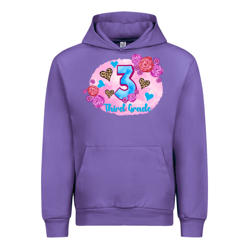 Back To School Flowers Third Grade 3200x2400 Urban Hoodie by AdoDesignShop | Teevron