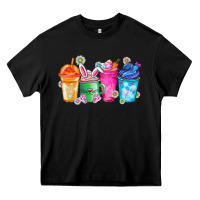 Black Easter Coffee Heavy Core Tee - CowhideDigitalArt
