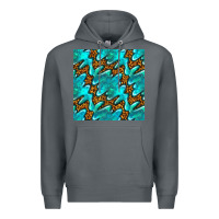 Rock turquoise leopard seamless pattern Premium Hoodie - BundleAndBundleShop