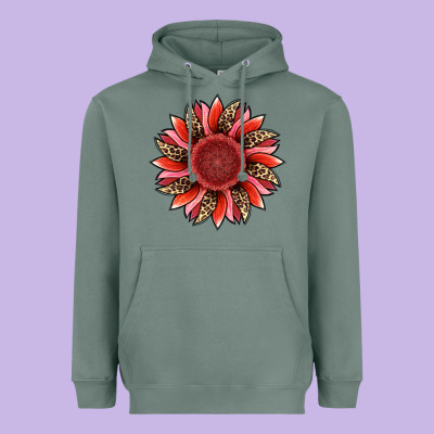 Heavyweight Hoodie valentine's day sunflower