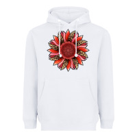 White valentine's day sunflower Heavyweight Hoodie - RanaPortraitStore
