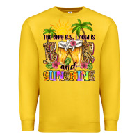 Lemon the only b.s. i need is beer and sunshine Premium Sweatshirt - Zillion Design Studio