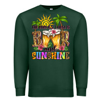 Sports Green the only b.s. i need is beer and sunshine Premium Sweatshirt - Zillion Design Studio