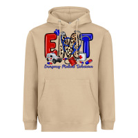 Mushroom emt emergency medical technician Heavyweight Hoodie - Zillion Design Studio