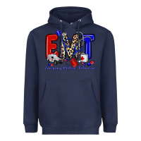 Navy emt emergency medical technician Heavyweight Hoodie - Zillion Design Studio