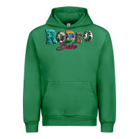 Emerald rodeo babe turquoise serape cowhide leopard Urban Hoodie - Artiststas
