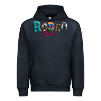 Navy rodeo babe turquoise serape cowhide leopard Urban Hoodie - Artiststas