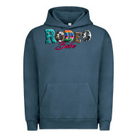 Pigment Midnight Navy rodeo babe turquoise serape cowhide leopard Urban Hoodie - Artiststas