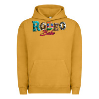 Pigment Peanut Butter rodeo babe turquoise serape cowhide leopard Urban Hoodie - Artiststas