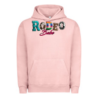 Pigment Salmon rodeo babe turquoise serape cowhide leopard Urban Hoodie - Artiststas