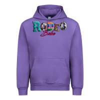Tulip rodeo babe turquoise serape cowhide leopard Urban Hoodie - Artiststas