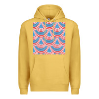 Antique Gold american flag seamless pattern Premium Hoodie - BundleAndBundleShop