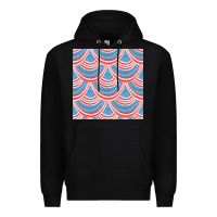 Black american flag seamless pattern Premium Hoodie - BundleAndBundleShop