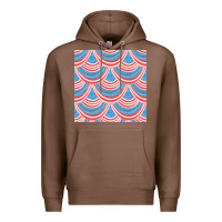Chestnut american flag seamless pattern Premium Hoodie - BundleAndBundleShop