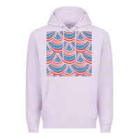 Lilac american flag seamless pattern Premium Hoodie - BundleAndBundleShop
