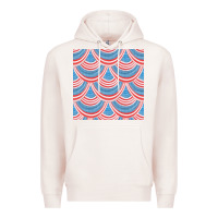 Pale Pink american flag seamless pattern Premium Hoodie - BundleAndBundleShop