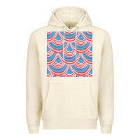 Sandshell american flag seamless pattern Premium Hoodie - BundleAndBundleShop