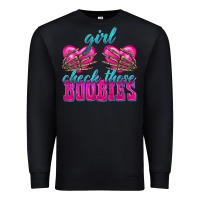 Black Girl Check Those Boobies Premium Sweatshirt - texasbilliewilder