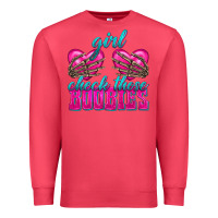 Cardinal Girl Check Those Boobies Premium Sweatshirt - texasbilliewilder