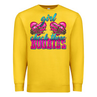 Lemon Girl Check Those Boobies Premium Sweatshirt - texasbilliewilder