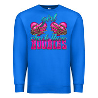 True Royal Girl Check Those Boobies Premium Sweatshirt - texasbilliewilder