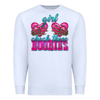 White Girl Check Those Boobies Premium Sweatshirt - texasbilliewilder