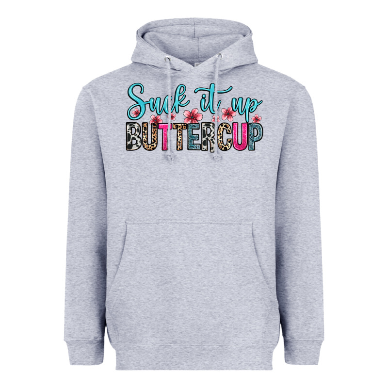 Suck It Up Buttercup Heavyweight Hoodie by Zillion Design Studio | Teevron