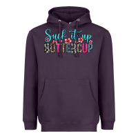 Plum suck it up buttercup Heavyweight Hoodie - Zillion Design Studio
