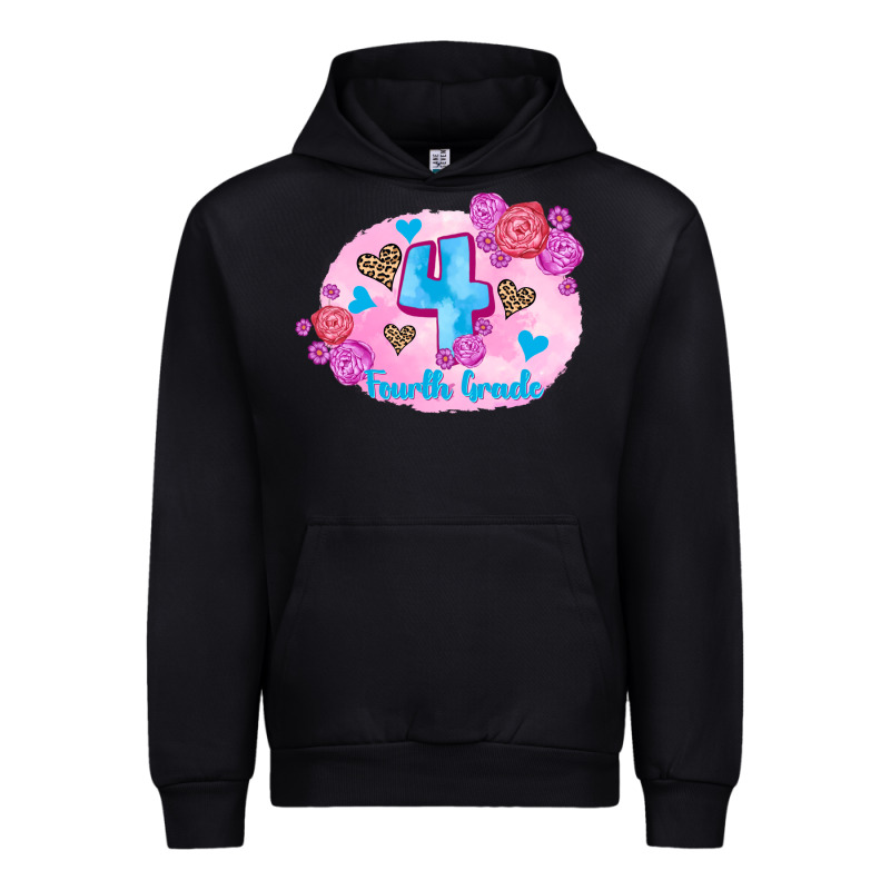 Back To School Flowers Fourth Grade 3200x2400 Urban Hoodie by AdoDesignShop | Teevron