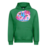 Emerald back to school flowers fourth grade 3200x2400 Urban Hoodie - AdoDesignShop